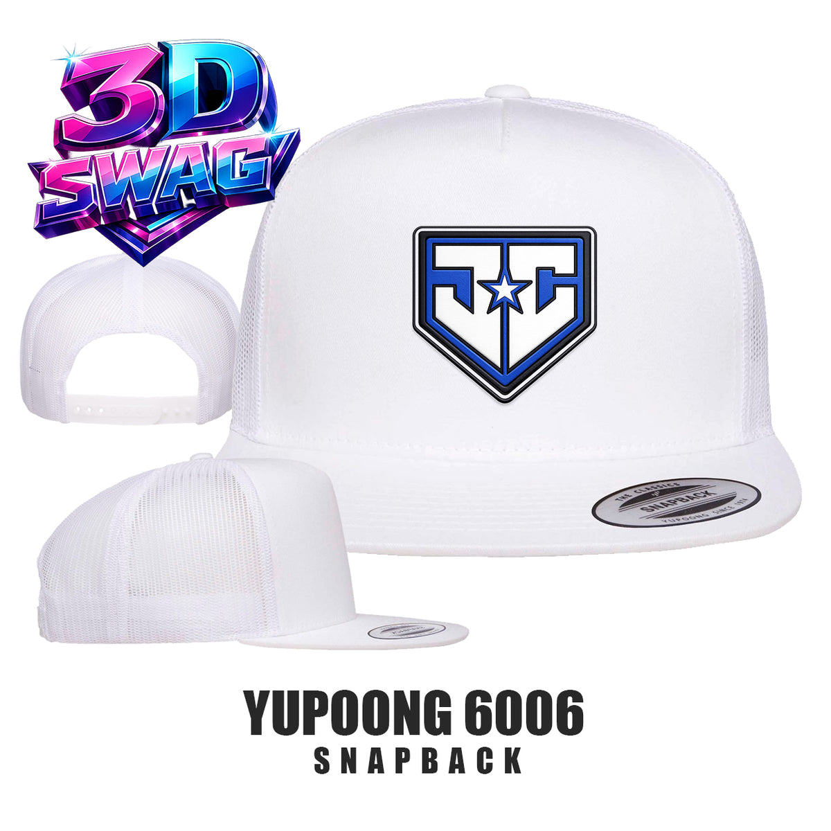 JCB - Yupoong 6006 Adult 5-Panel Classic Trucker Cap