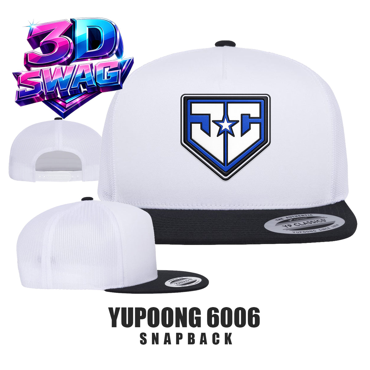 JCB - Yupoong 6006 Adult 5-Panel Classic Trucker Cap