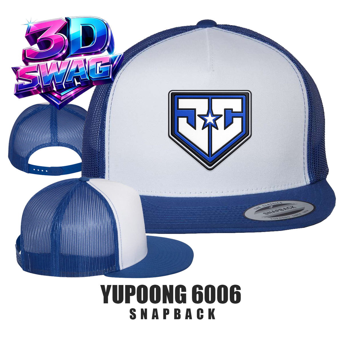 JCB - Yupoong 6006 Adult 5-Panel Classic Trucker Cap