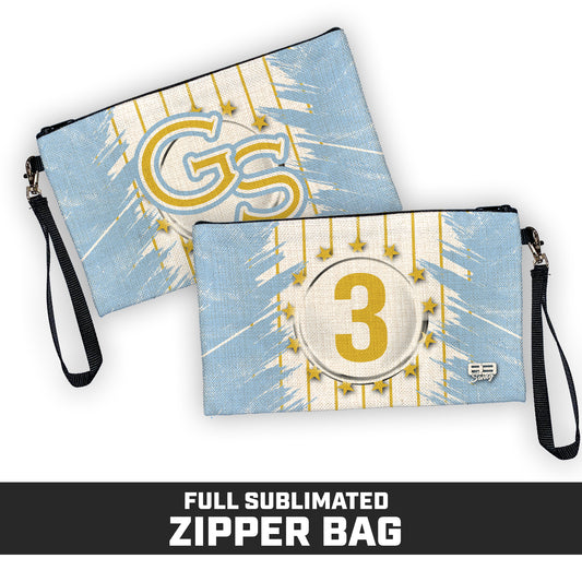 Golden Spikes Baseball 2024 Edition - 9"x5" Zipper Bag with Wrist Strap
