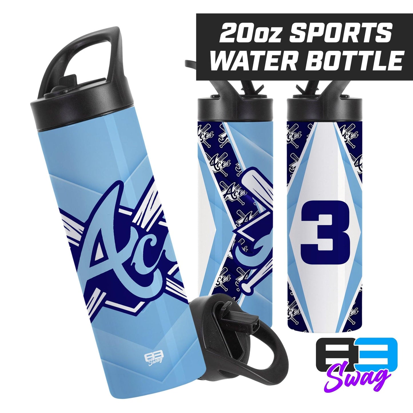 Aces Baseball - 20oz Sports Tumbler - 83Swag