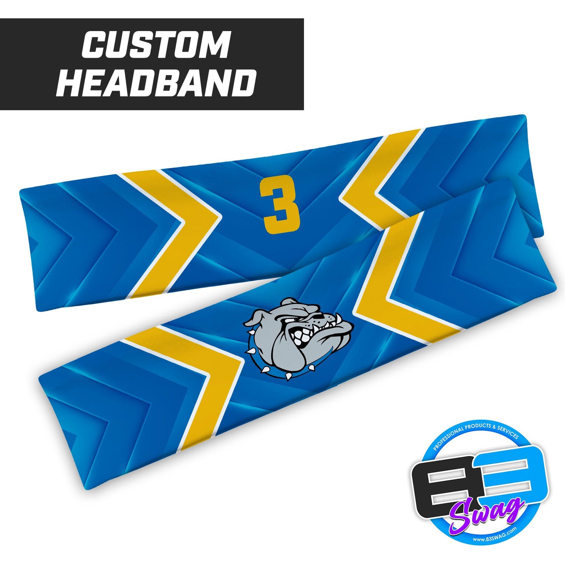 Alden Bulldogs Football - Headband - 83Swag