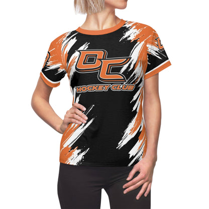 AOP - Women's Full Sublimation Cut & Sew Tee - Orange County Hockey Club - 83Swag