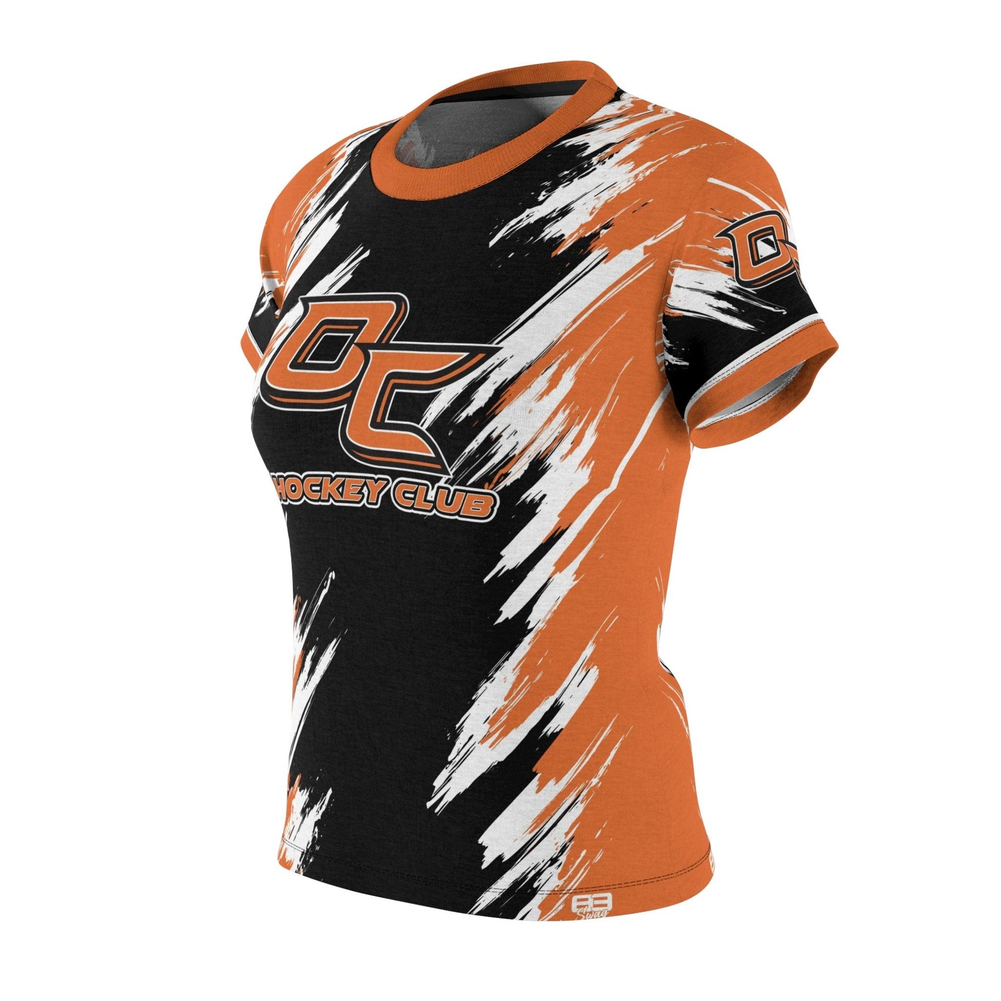 AOP - Women's Full Sublimation Cut & Sew Tee - Orange County Hockey Club - 83Swag