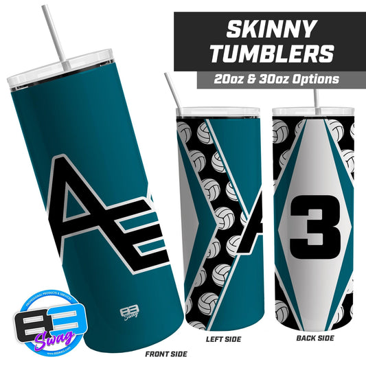 Arkansas Elite 12-1 Volleyball - 20oz & 30oz Skinny Tumbler - 83Swag