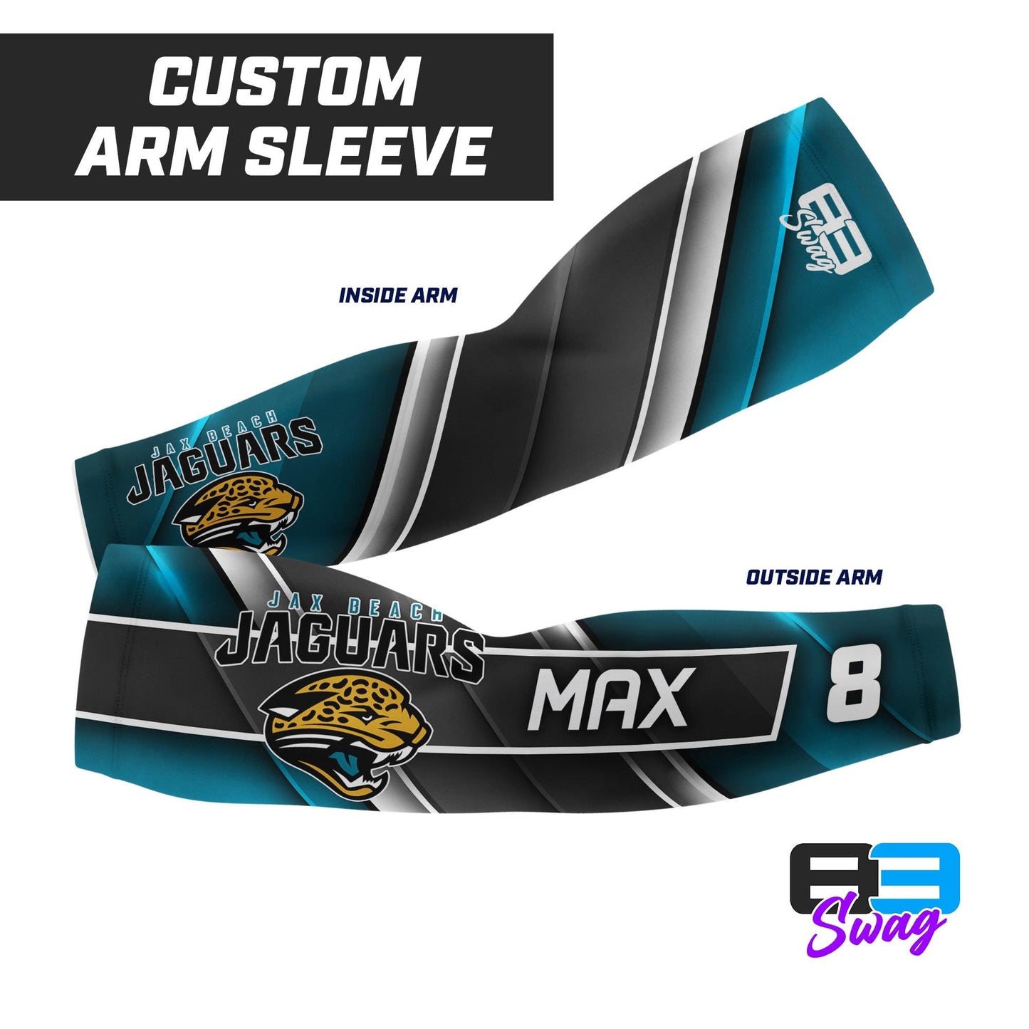 Arm Sleeve - Jax Beach Jaguars Football - 83Swag