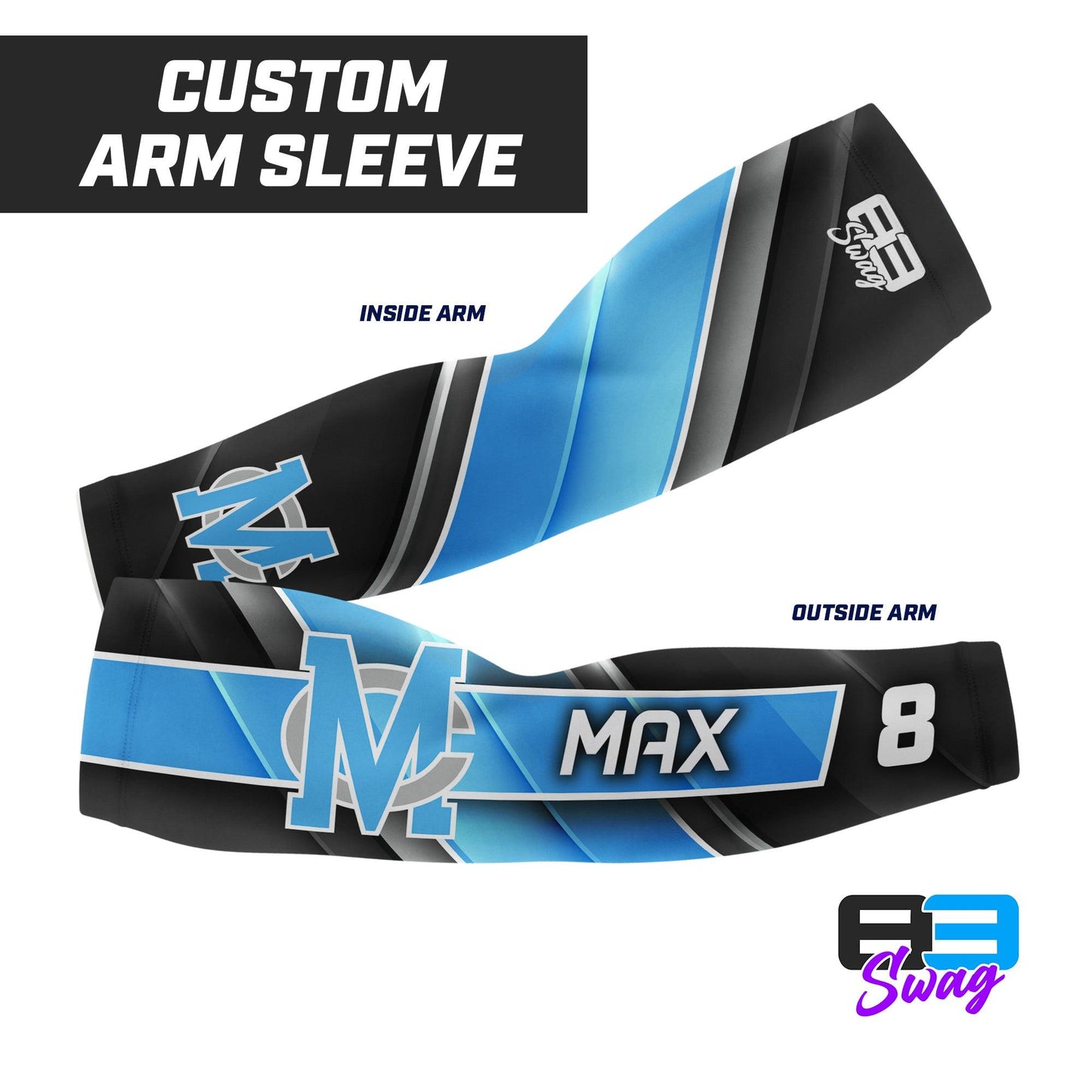 Arm Sleeve - MC Stallions Baseball - 83Swag