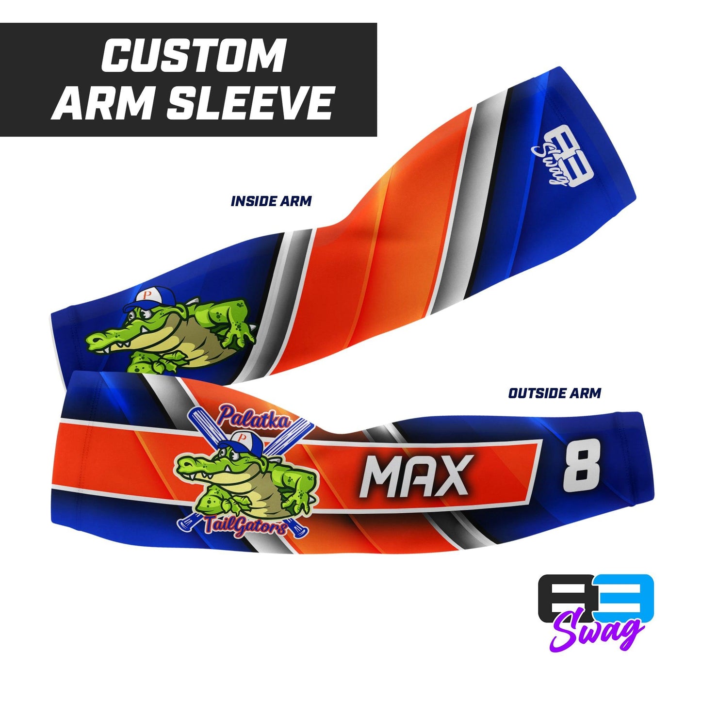 Arm Sleeve - Palatka TailGators Baseball - 83Swag