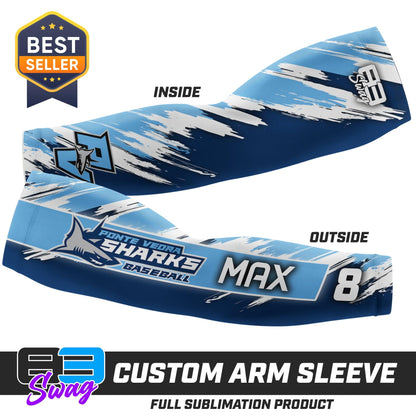 Arm Sleeve - Ponte Vedra Sharks Baseball - 83Swag