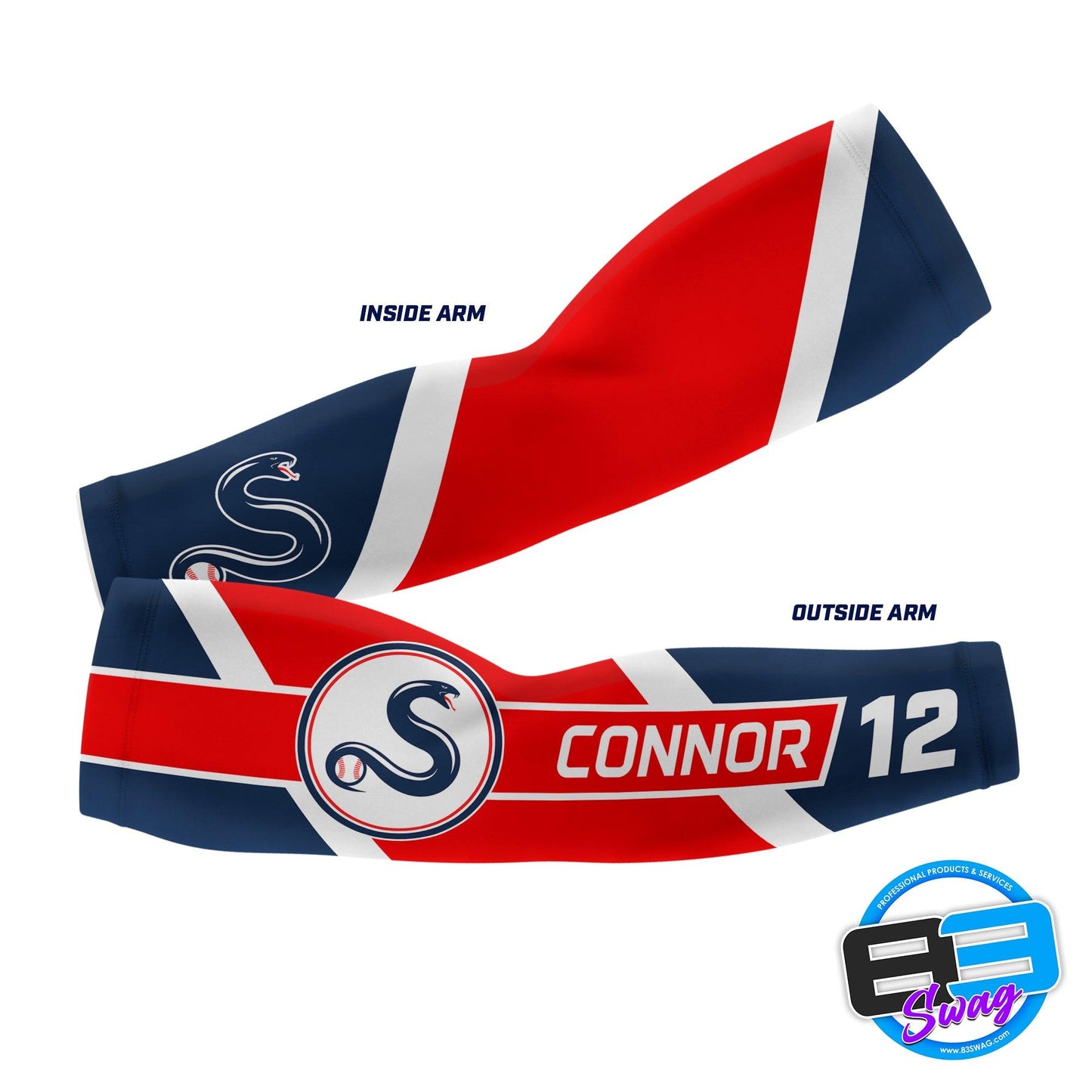 Arm Sleeves - San Jose Strikers Baseball - 83Swag