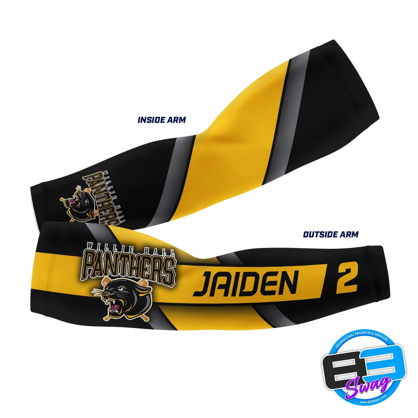 Arm Sleeves - Willie Hall Panthers - 83Swag