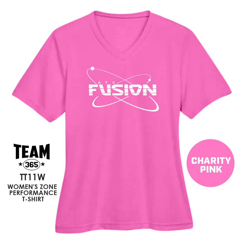 ATX Fusion Slow Pitch Softball - CHARITY PINK - Cool & Dry Performance Women's Shirt - 83Swag