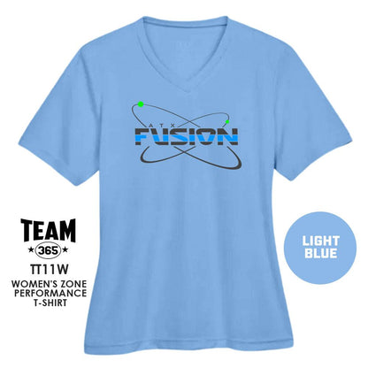 ATX Fusion Slow Pitch Softball - Cool & Dry Performance Women's Shirt - MULTIPLE COLORS AVAILABLE - 83Swag