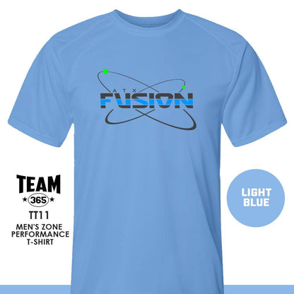 ATX Fusion Slow Pitch Softball - Crew - Performance T-Shirt - MULTIPLE COLORS AVAILABLE - 83Swag