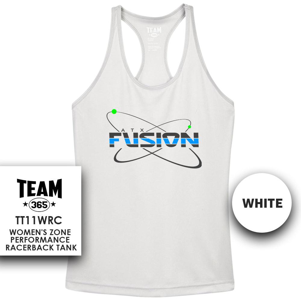 ATX Fusion Slow Pitch Softball - Performance Women’s Racerback T - MULTIPLE COLORS AVAILABLE - 83Swag