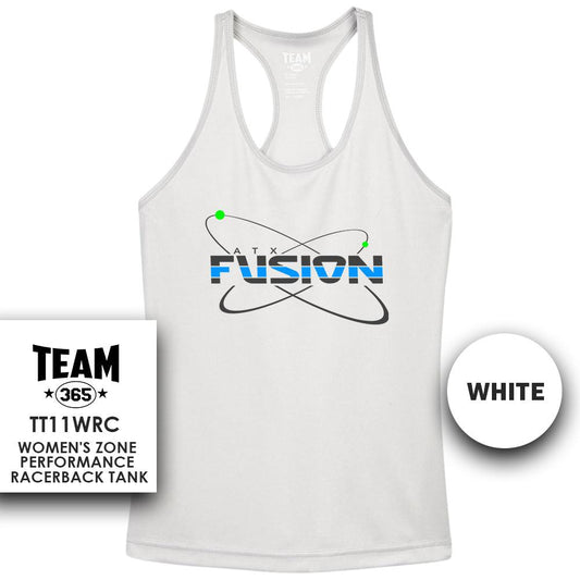 ATX Fusion Slow Pitch Softball - Performance Women’s Racerback T - MULTIPLE COLORS AVAILABLE - 83Swag