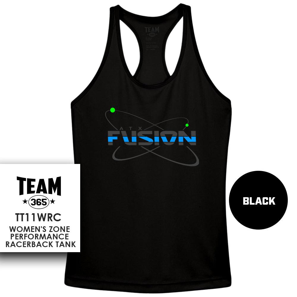 ATX Fusion Slow Pitch Softball - Performance Women’s Racerback T - MULTIPLE COLORS AVAILABLE - 83Swag