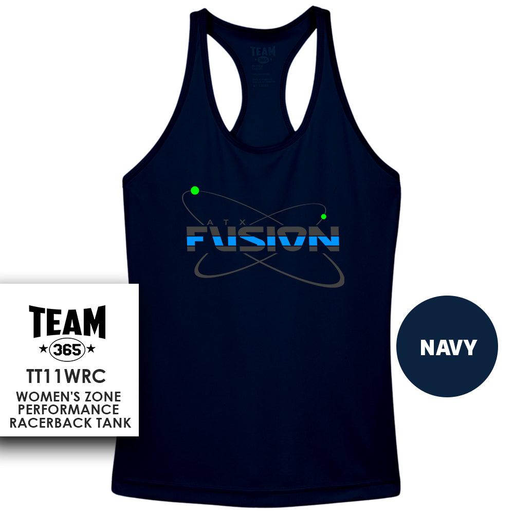 ATX Fusion Slow Pitch Softball - Performance Women’s Racerback T - MULTIPLE COLORS AVAILABLE - 83Swag