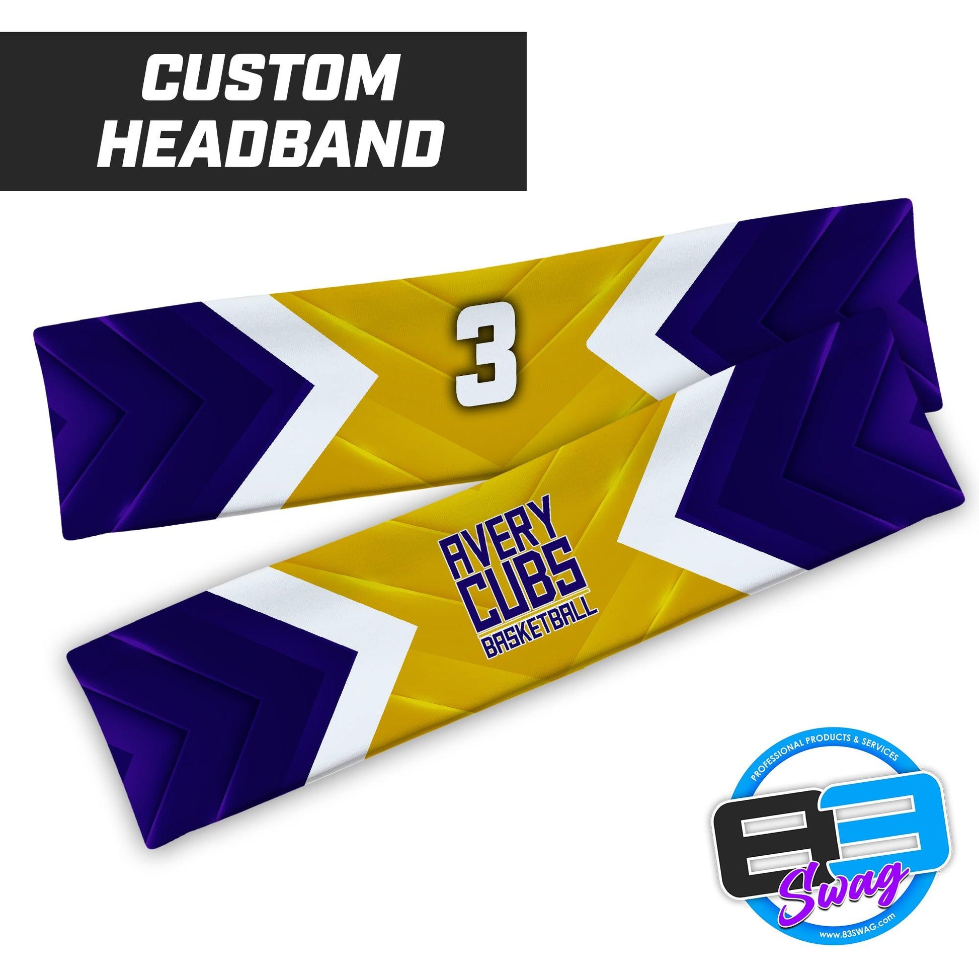 Avery Cubs Basketball - Headband - 83Swag