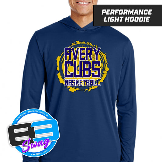 Avery Cubs Basketball - Lightweight Performance Hoodie - 83Swag