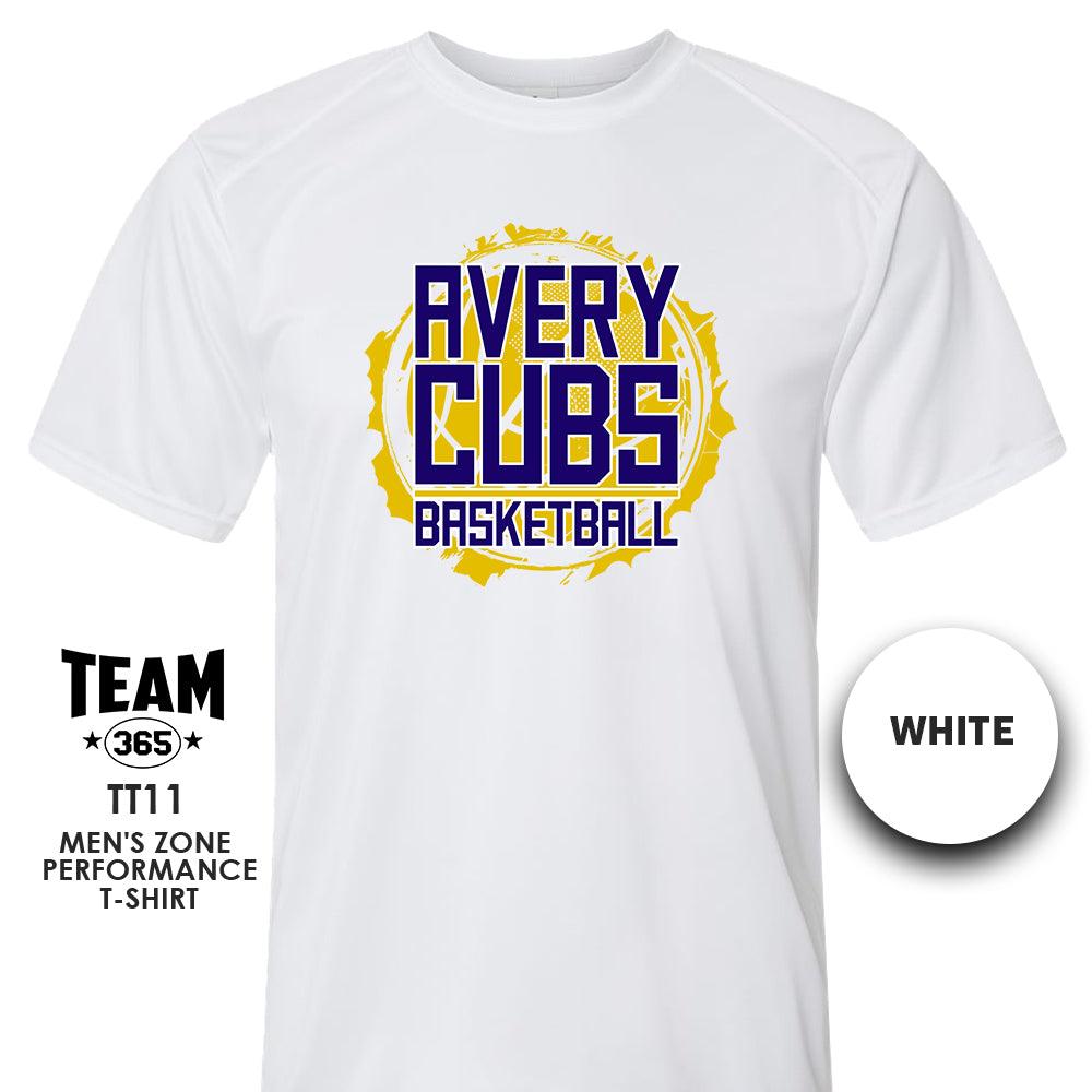 Avery Cubs Basketball - LOGO 1 - Crew - Performance T-Shirt - 83Swag