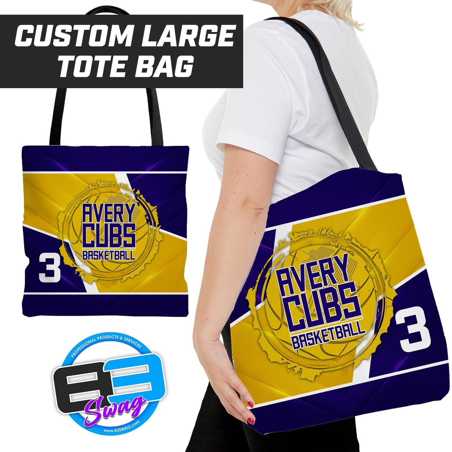 Avery Cubs Basketball - Tote Bag - 83Swag