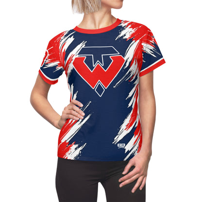 AOP - Women's Full Sublimation Cut & Sew Tee - Tampa Warriors Baseball