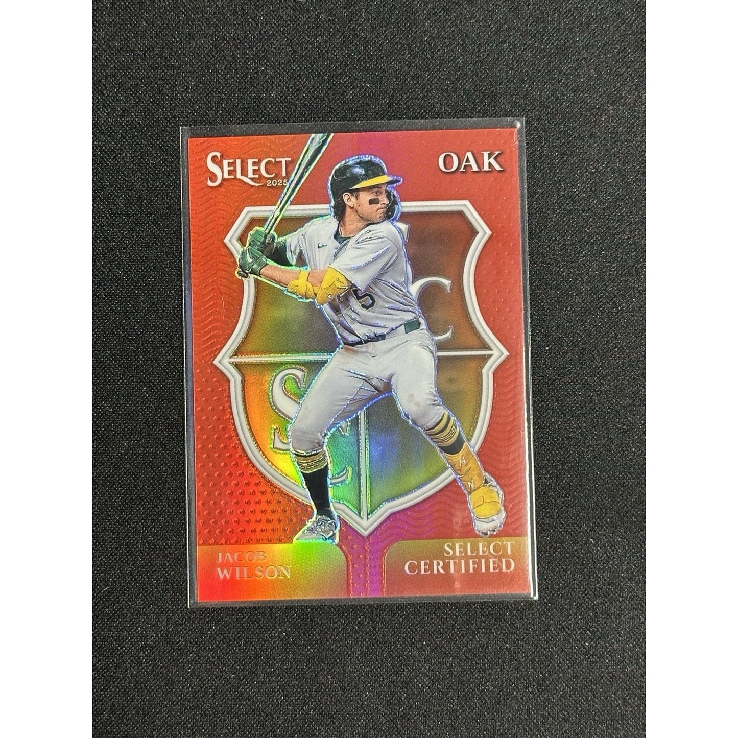 2025 Select baseball Jacob Wilson #5 Certified Red Insert RC /99