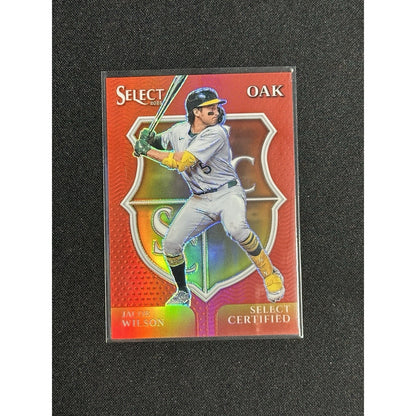 2025 Select baseball Jacob Wilson #5 Certified Red Insert RC /99