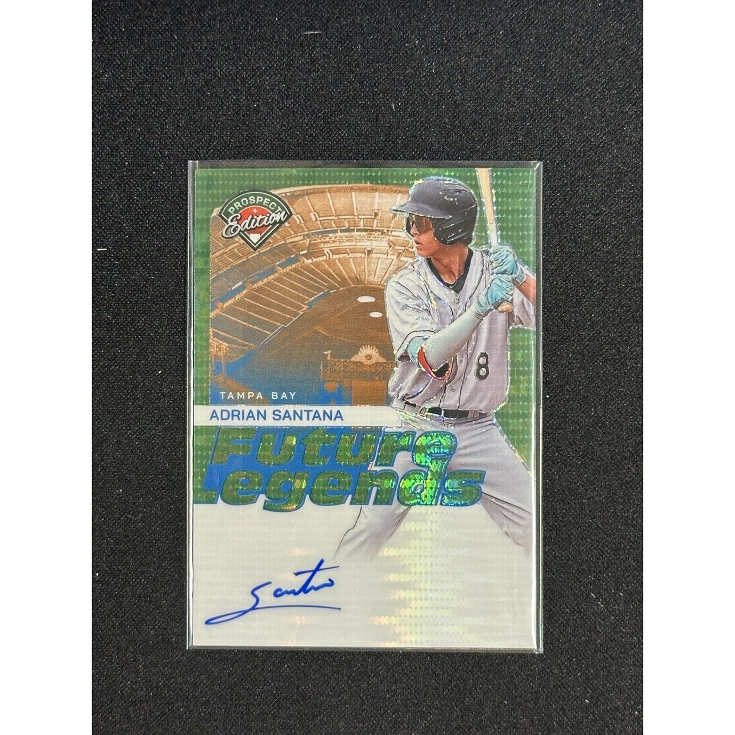 2024 Prospect Edition Future Legends Adrian Santana Green Pulsar Auto /25🫡