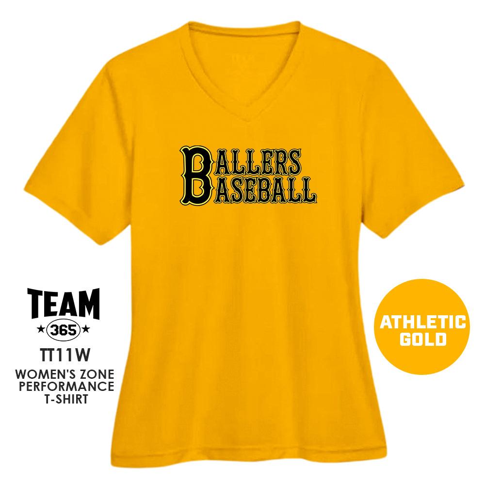 Ballers Baseball - LOGO 1 - Cool & Dry Performance Women's Shirt - 83Swag