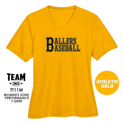 Ballers Baseball - LOGO 1 - Cool & Dry Performance Women's Shirt - 83Swag