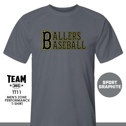 Ballers Baseball - LOGO 1 - Crew - Performance T-Shirt - 83Swag