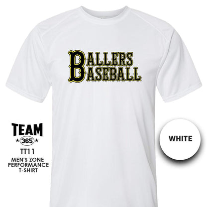 Ballers Baseball - LOGO 1 - Crew - Performance T-Shirt - 83Swag