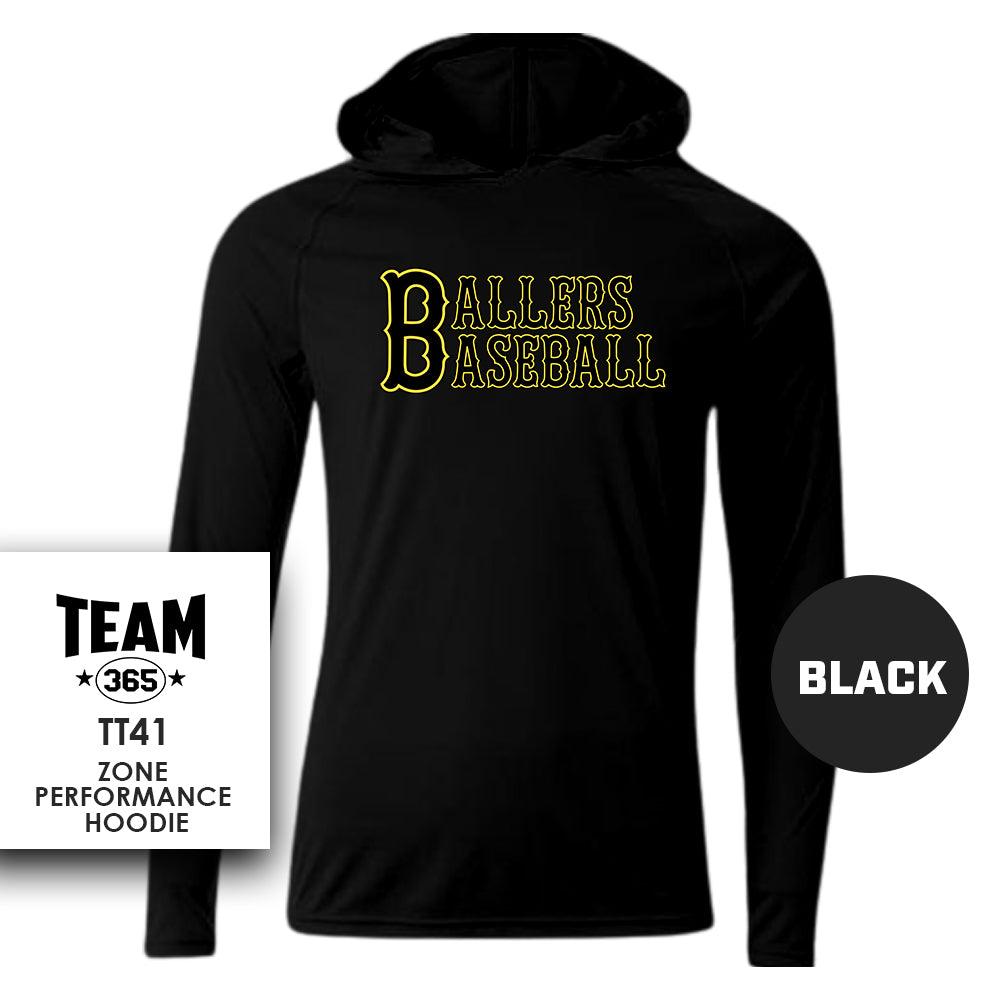 Ballers Baseball - LOGO 1 - Lightweight Performance Hoodie - 83Swag