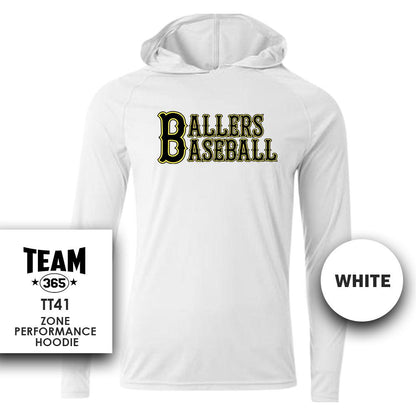 Ballers Baseball - LOGO 1 - Lightweight Performance Hoodie - 83Swag