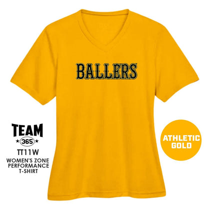 Ballers Baseball - LOGO 2 - Cool & Dry Performance Women's Shirt - 83Swag