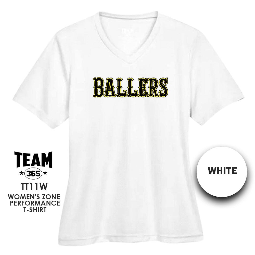 Ballers Baseball - LOGO 2 - Cool & Dry Performance Women's Shirt - 83Swag