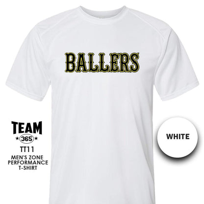 Ballers Baseball - LOGO 2 - Crew - Performance T-Shirt - 83Swag