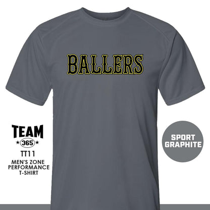 Ballers Baseball - LOGO 2 - Crew - Performance T-Shirt - 83Swag