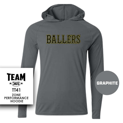 Ballers Baseball - LOGO 2 - Lightweight Performance Hoodie - 83Swag