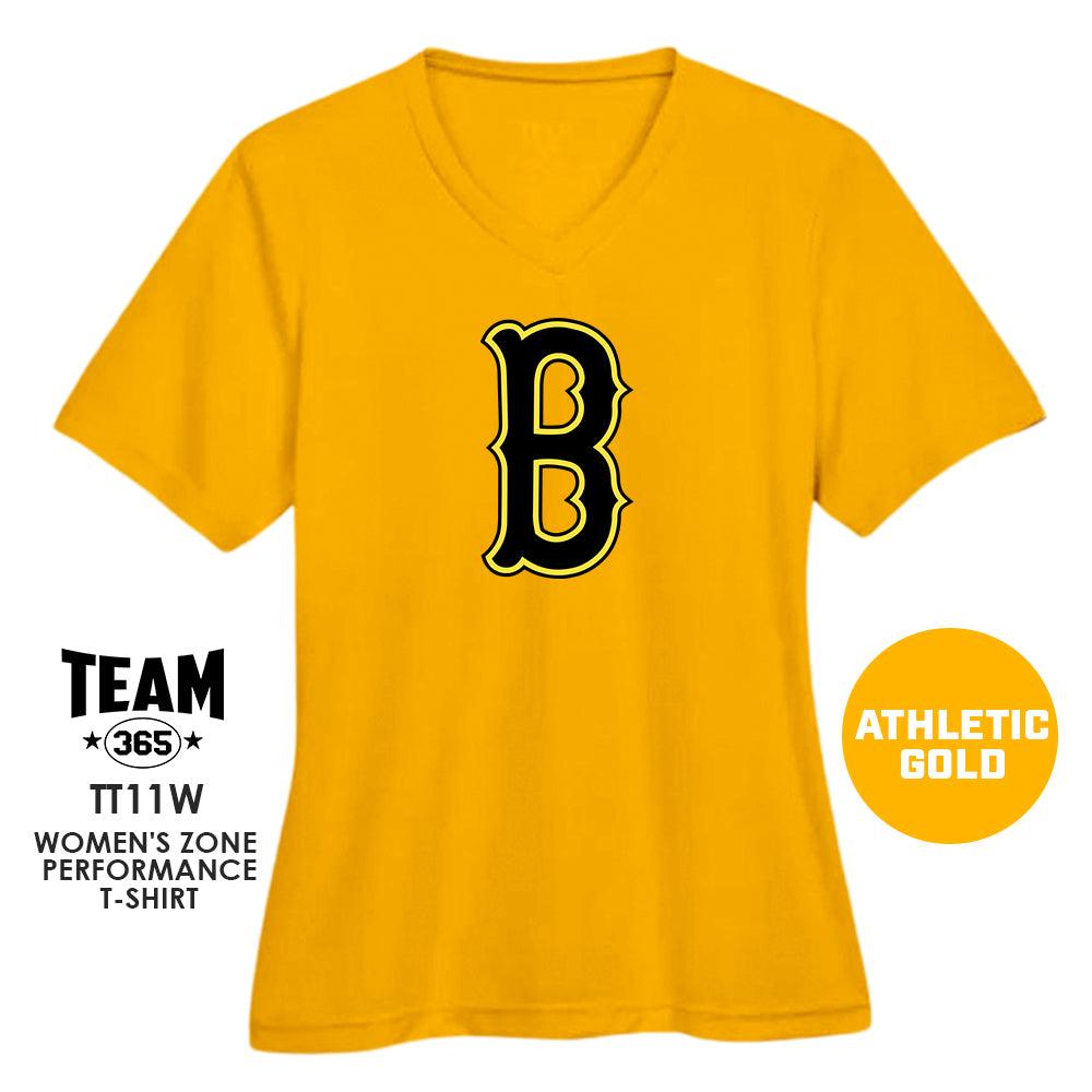 Ballers Baseball - LOGO 3 - Cool & Dry Performance Women's Shirt - 83Swag