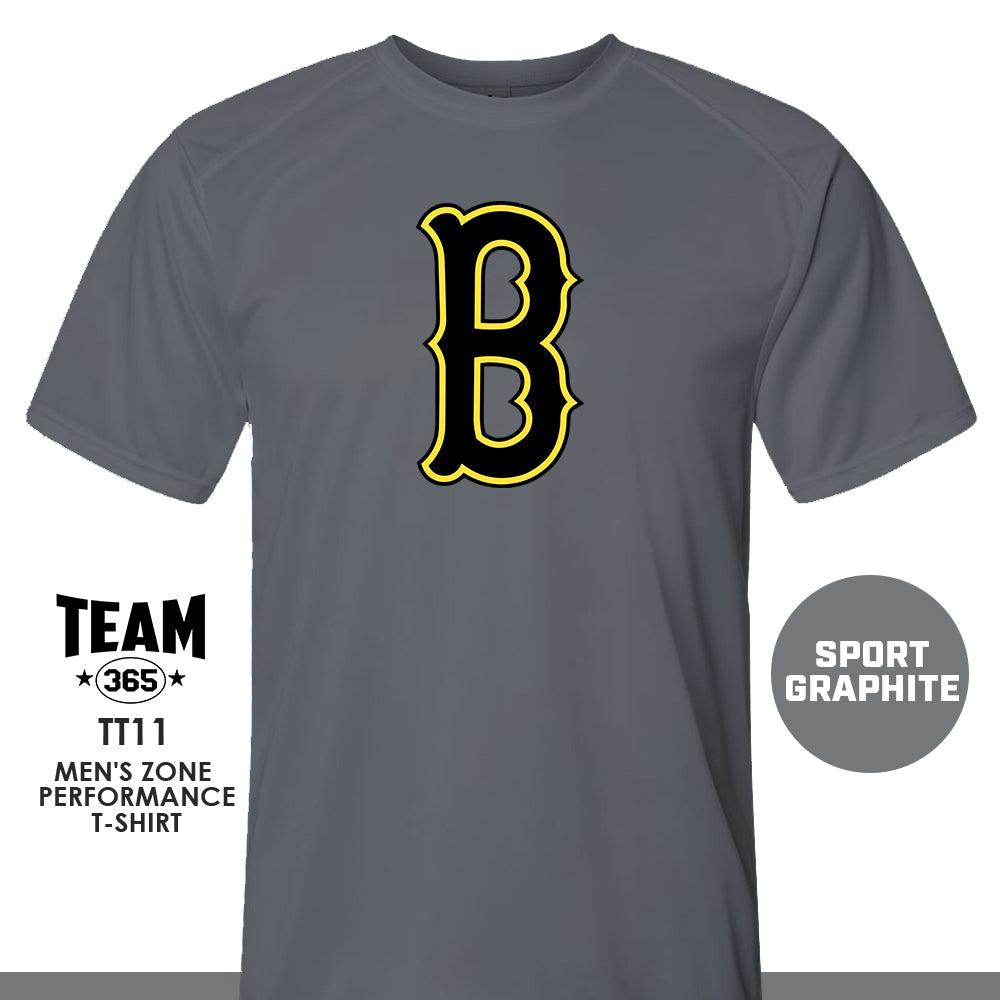 Ballers Baseball - LOGO 3 - Crew - Performance T-Shirt - 83Swag