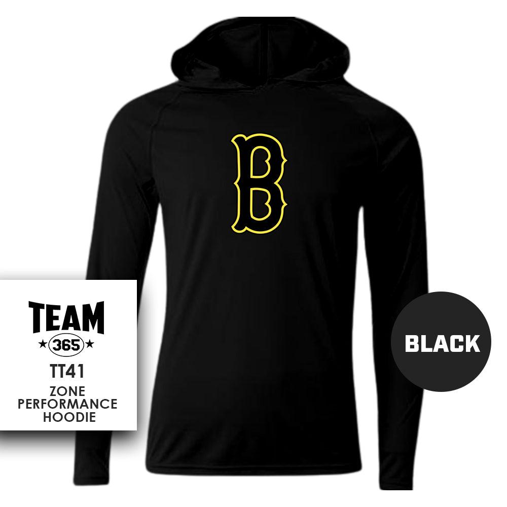 Ballers Baseball - LOGO 3 - Lightweight Performance Hoodie - 83Swag