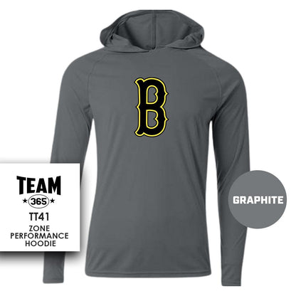 Ballers Baseball - LOGO 3 - Lightweight Performance Hoodie - 83Swag