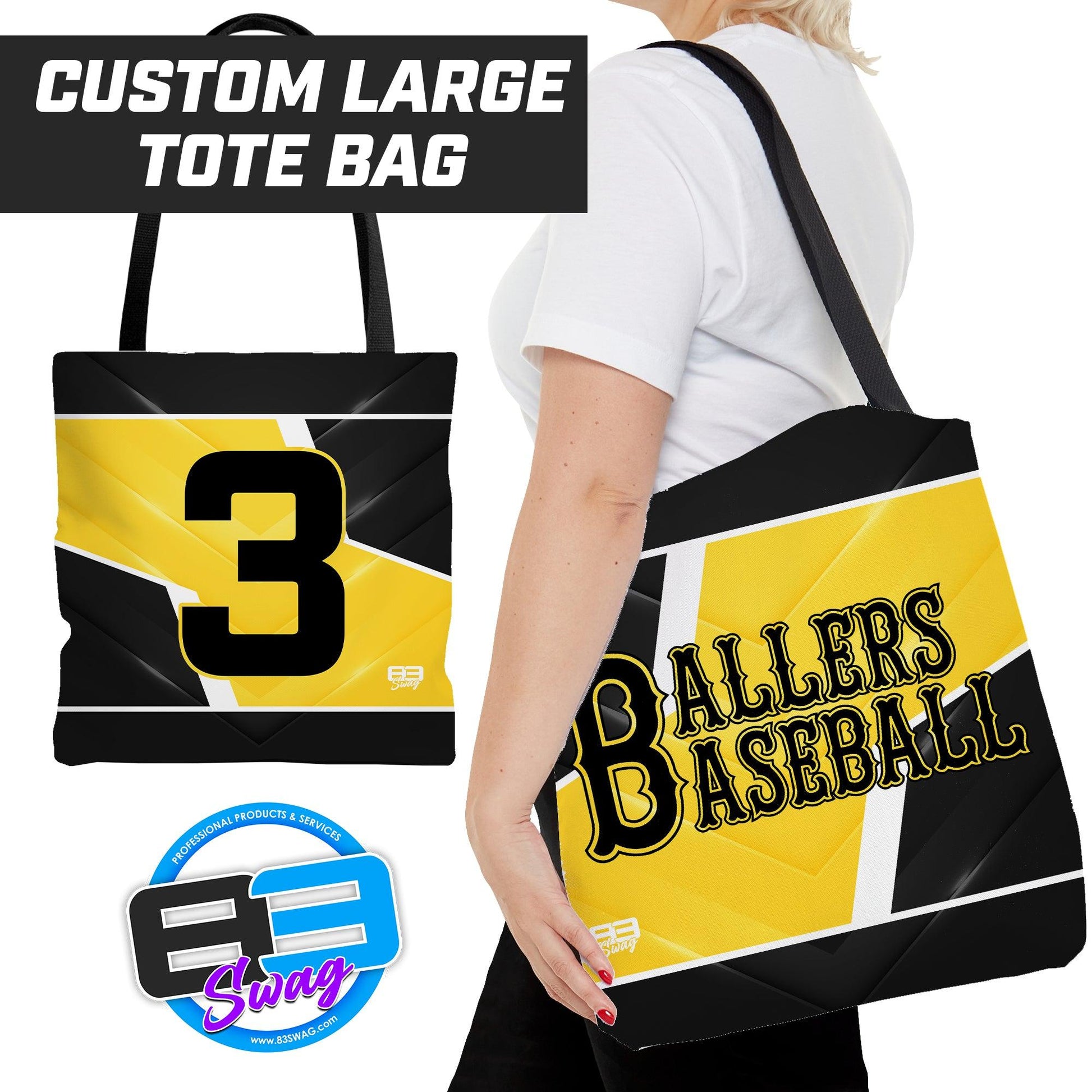 Ballers Baseball - Tote Bag - 83Swag