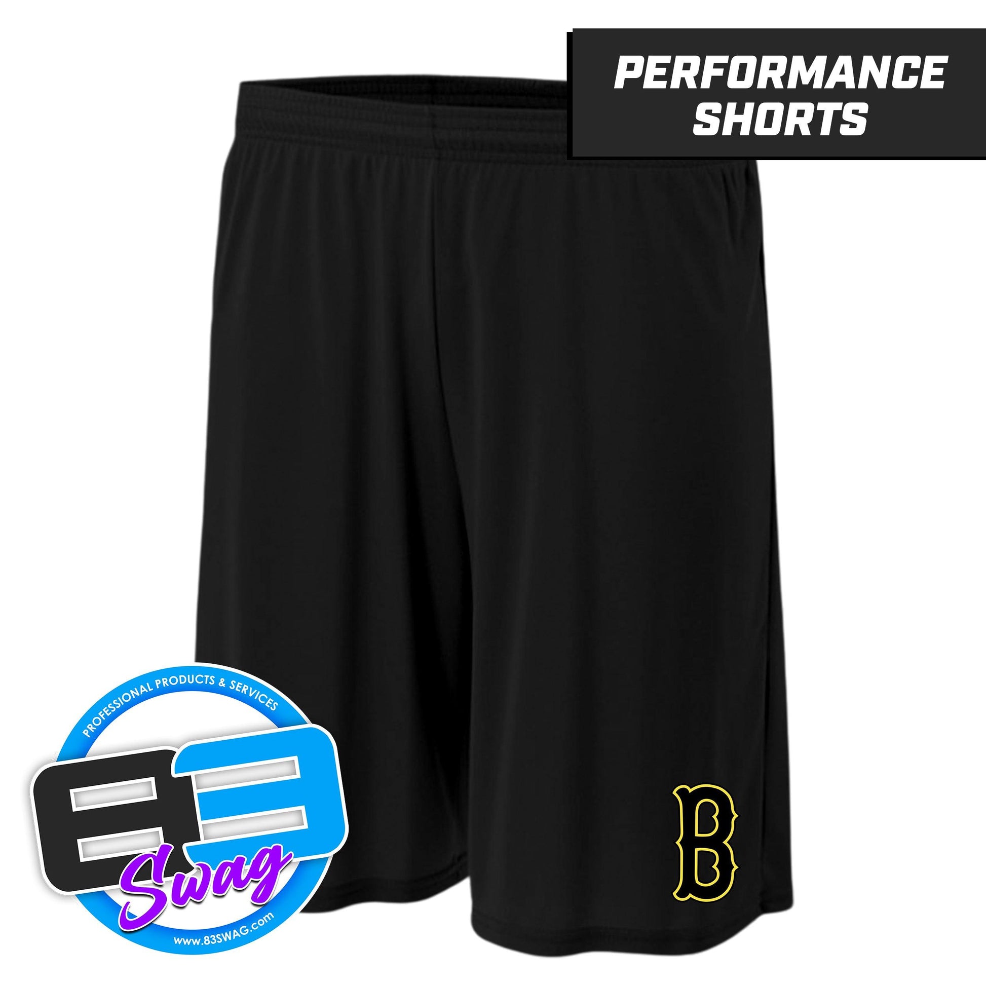 Ballers Baseball - Youth & Adult Zone Performance Shorts - 83Swag