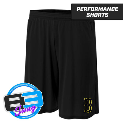 Ballers Baseball - Youth & Adult Zone Performance Shorts - 83Swag