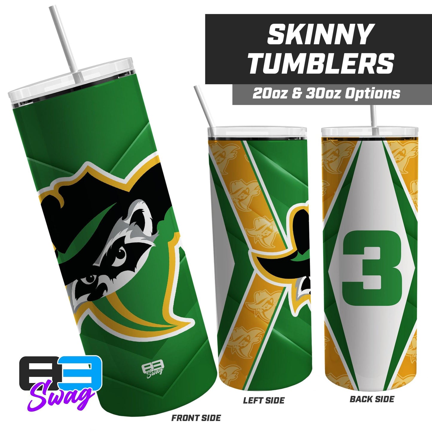 Bandits Baseball 2024 Edition - 20oz & 30oz Skinny Tumbler - 83Swag