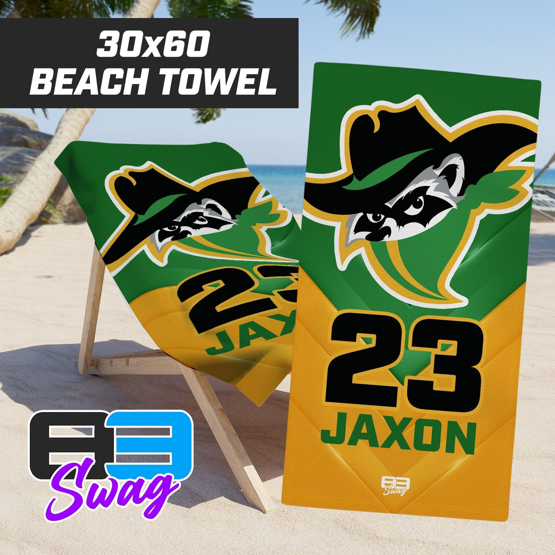 Bandits Baseball 2024 Edition - 30"x60" Beach Towel - 83Swag